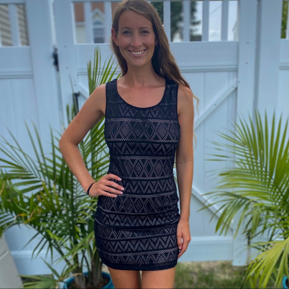 Forever 21 Black and Tan mini dress
